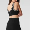 Tennis Club Pullover Knit BH – Schwarz/Elfenbein