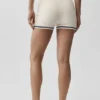 Tennis Club Pullover Knit Hot Short – Elfenbein/Marineblau