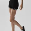 Tennis Club Pullover Knit Hot Short – Schwarz/Elfenbein