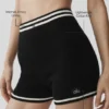 Tennis Club Pullover Knit Hot Short – Schwarz/Elfenbein