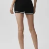 Tennis Club Pullover Knit Hot Short – Schwarz/Elfenbein