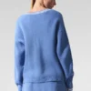 Tennis Club Pullover – Kristallklares Blau/Weiß