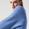 Tennis Club Pullover – Kristallklares Blau/Weiß