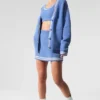 Tennis Club Pullover – Kristallklares Blau/Weiß