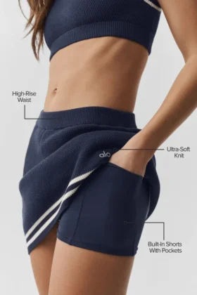 Tennis Club Pullover-Rock – Marineblau/Elfenbein