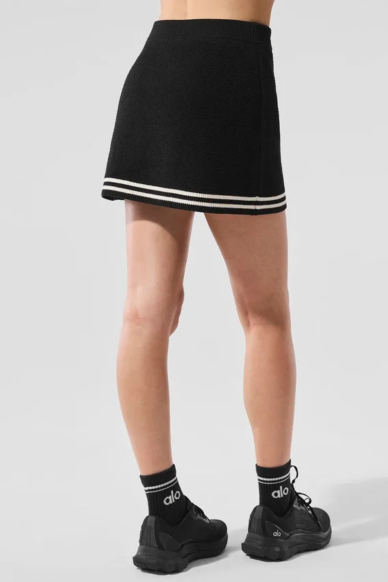 Tennis-Club-Pullover-Rock – Schwarz/Elfenbein