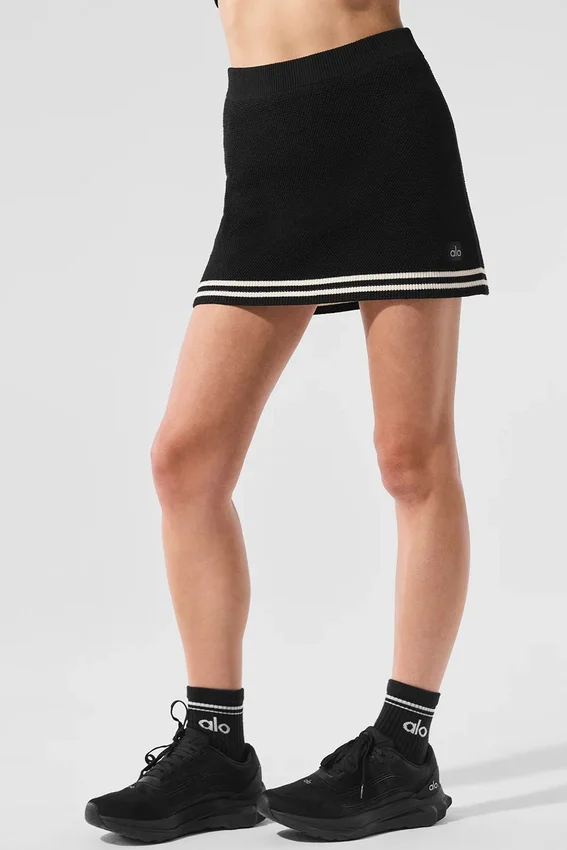 Tennis-Club-Pullover-Rock – Schwarz/Elfenbein