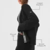 Tennis Club Pullover – Schwarz/Elfenbein