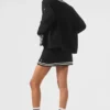 Tennis Club Pullover – Schwarz/Elfenbein