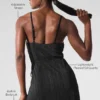 Tennis-Kleid „Micro Plisse Game“ – Schwarz