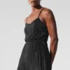 Tennis-Kleid „Micro Plisse Game“ – Schwarz