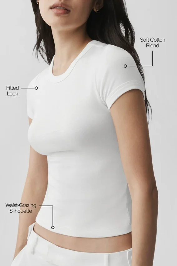 Timeless T-Shirt – Weiß