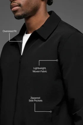 Torrent Overshirt – Schwarz