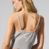Transparentes Kaschmir-Top – Athletic Heather Grey