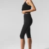 Transparentes Kaschmir-Top – Schwarz