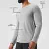 Triumph Langarmshirt – Athletic Heather Grey