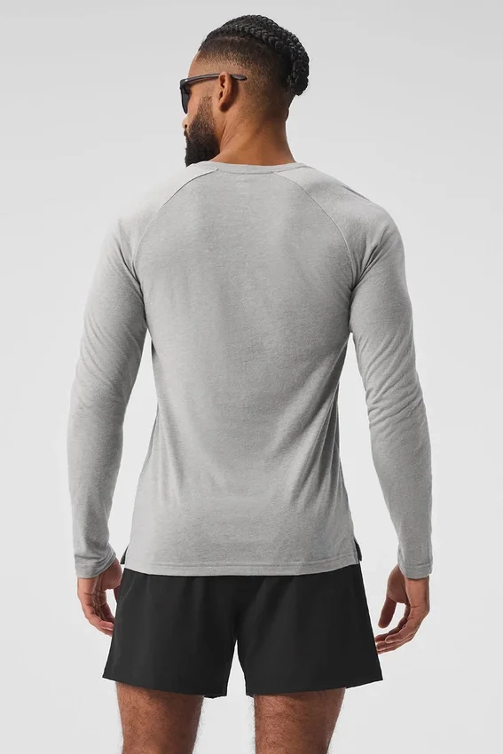 Triumph Langarmshirt – Athletic Heather Grey