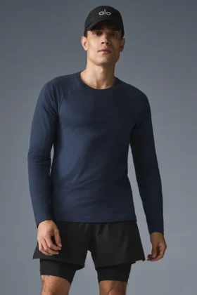 Triumph Langarmshirt – Marineblau