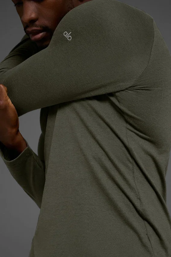 Triumph Langarmshirt – Stealth-Grün