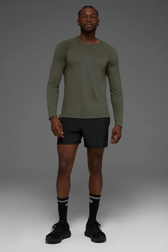 Triumph Langarmshirt – Stealth-Grün