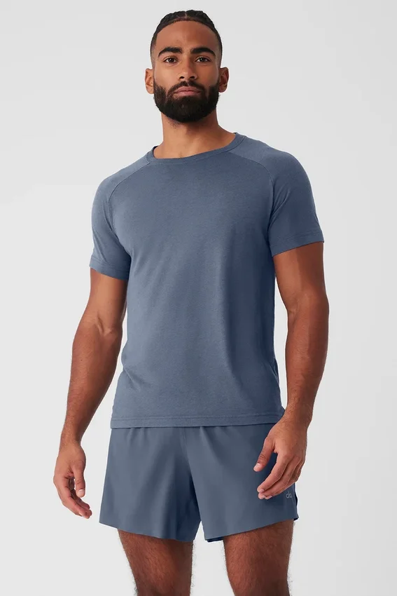 Triumph Raglan-T-Shirt – Bluestone