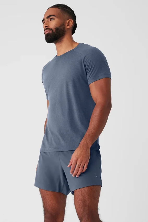 Triumph Raglan-T-Shirt – Bluestone