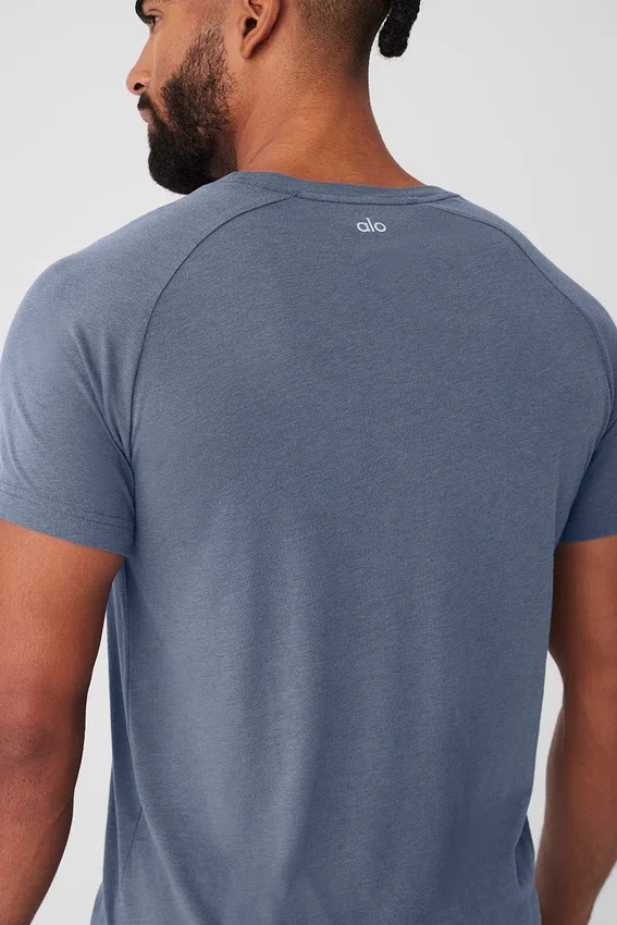 Triumph Raglan-T-Shirt – Bluestone
