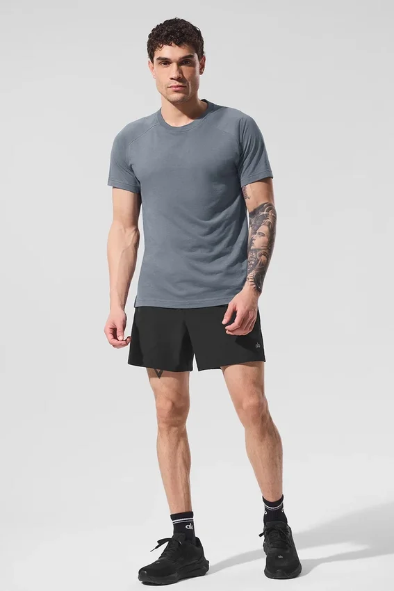 Triumph Raglan-T-Shirt – Steel Grey
