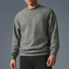 Triumph Restore Sweatshirt mit Rundhalsausschnitt – Grau Triblend