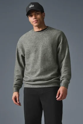 Triumph Restore Sweatshirt mit Rundhalsausschnitt – Grau Triblend