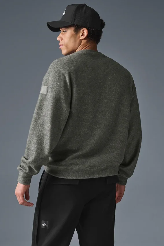Triumph Restore Sweatshirt mit Rundhalsausschnitt – Grau Triblend