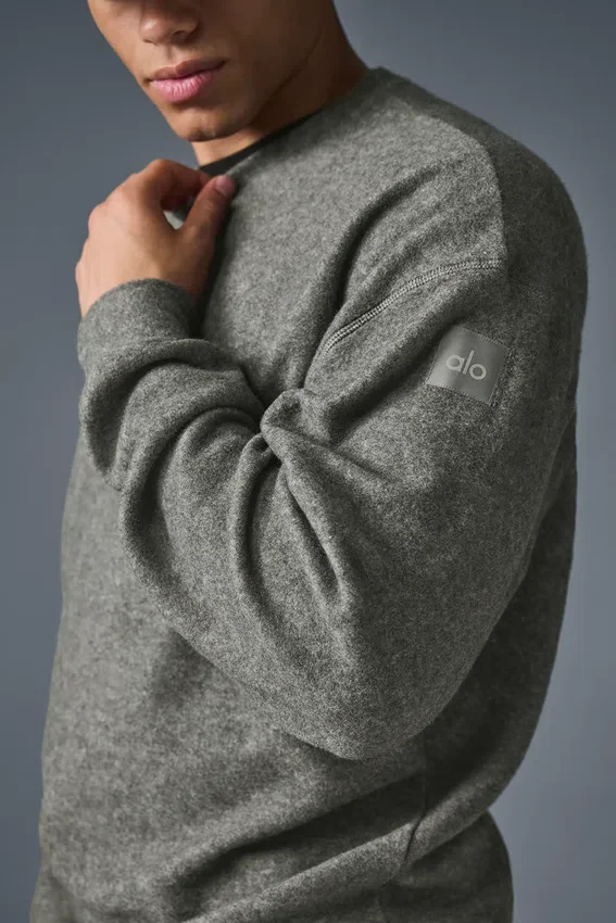 Triumph Restore Sweatshirt mit Rundhalsausschnitt – Grau Triblend