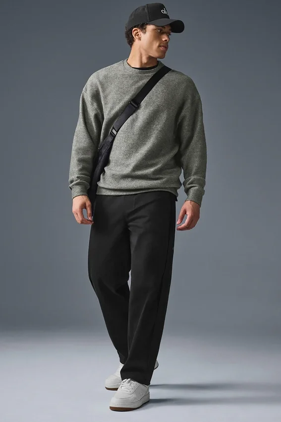 Triumph Restore Sweatshirt mit Rundhalsausschnitt – Grau Triblend