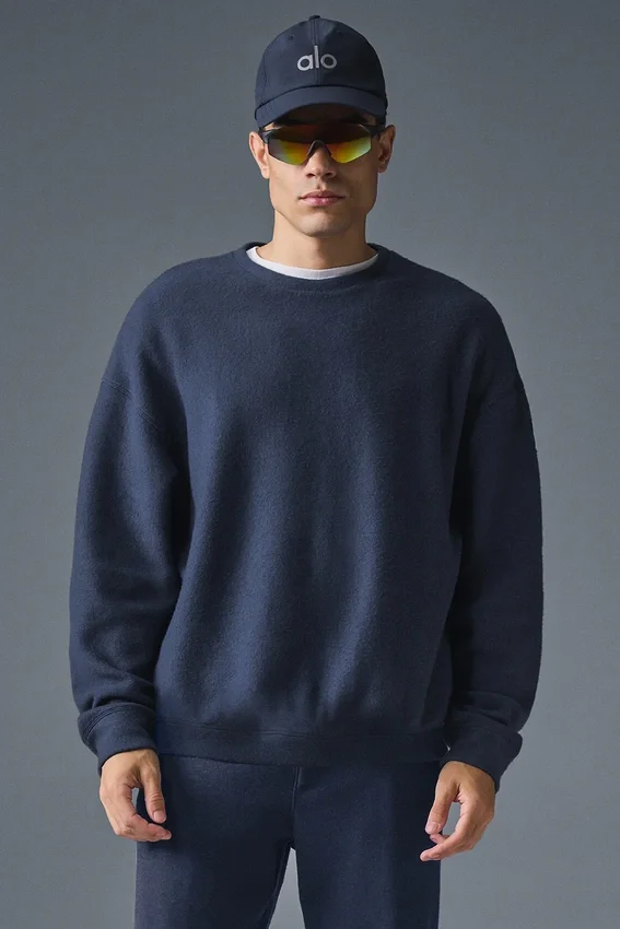 Triumph Restore Sweatshirt mit Rundhalsausschnitt – Marineblau