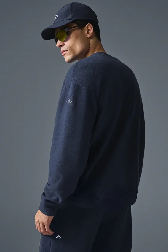 Triumph Restore Sweatshirt mit Rundhalsausschnitt – Marineblau