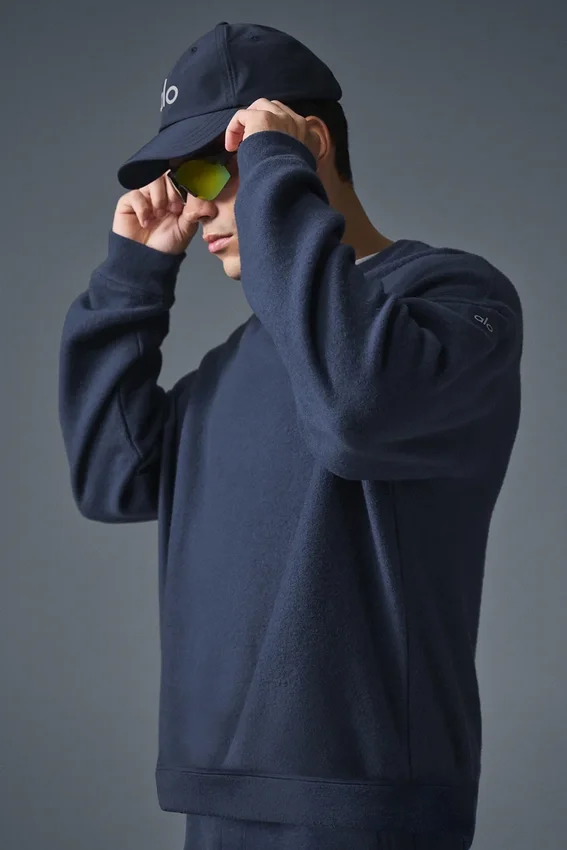 Triumph Restore Sweatshirt mit Rundhalsausschnitt – Marineblau