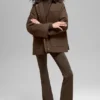 Twill-Barn-Jacke – Espresso