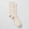 Unisex-Halbsocken im dezenten Design – Bone