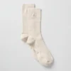 Unisex-Halbsocken im dezenten Design – Bone