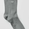 Unisex-Halbsocken im dezenten Design – Lunar Grey