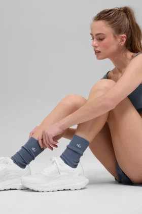 Unisex-Halbsocken im dezenten Stil – Bluestone