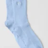 Unisex-Halbsocken „Understated“ – Muschelblau