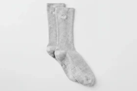 Unisex-Halbstrümpfe – Athletic Heather Grey