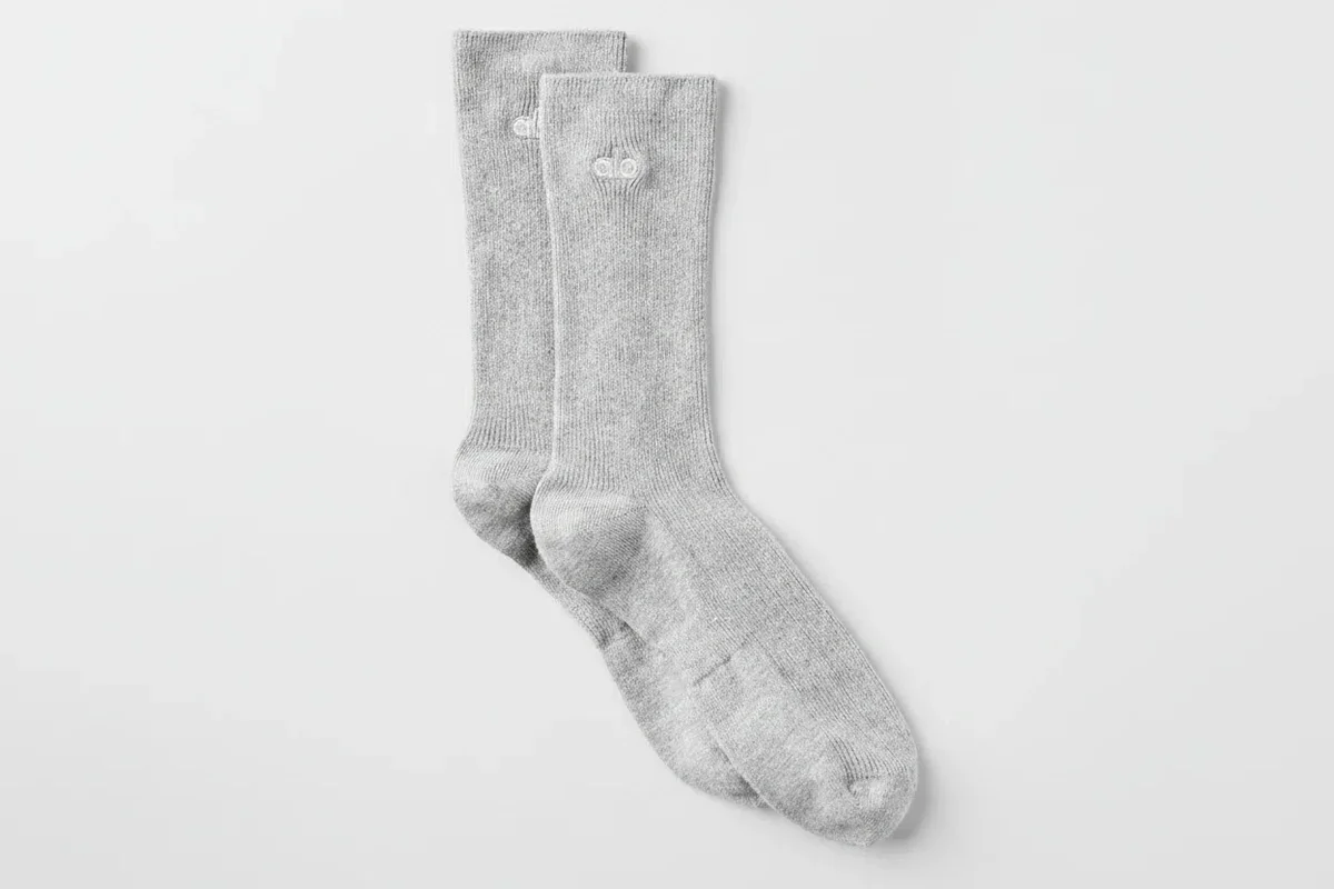 Unisex-Halbstrümpfe – Athletic Heather Grey