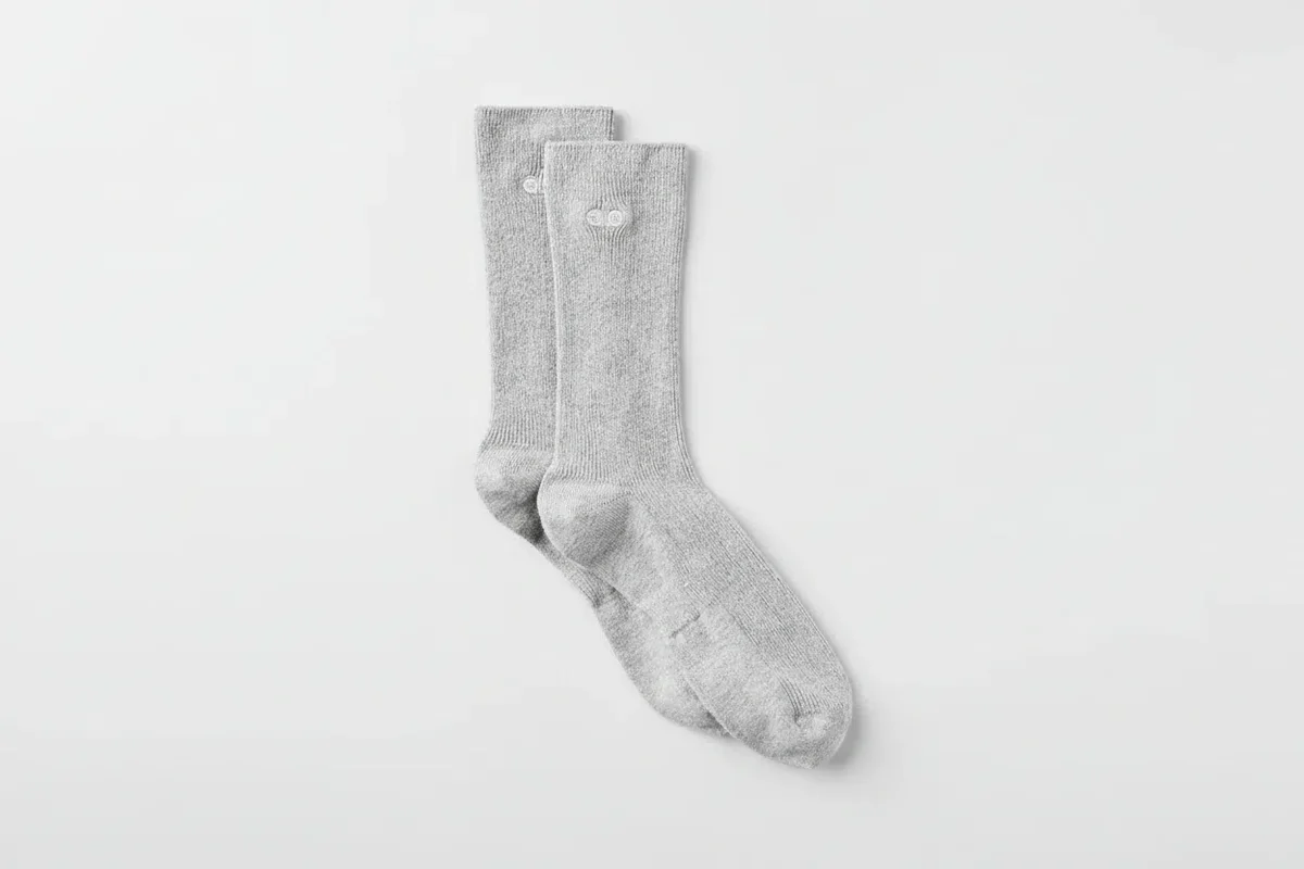 Unisex-Halbstrümpfe – Athletic Heather Grey