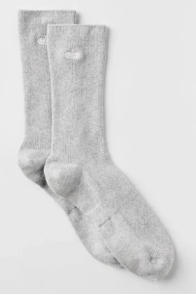 Unisex-Halbstrümpfe – Athletic Heather Grey