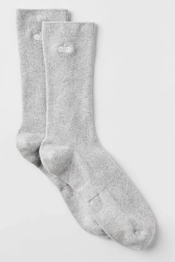 Unisex-Halbstrümpfe – Athletic Heather Grey