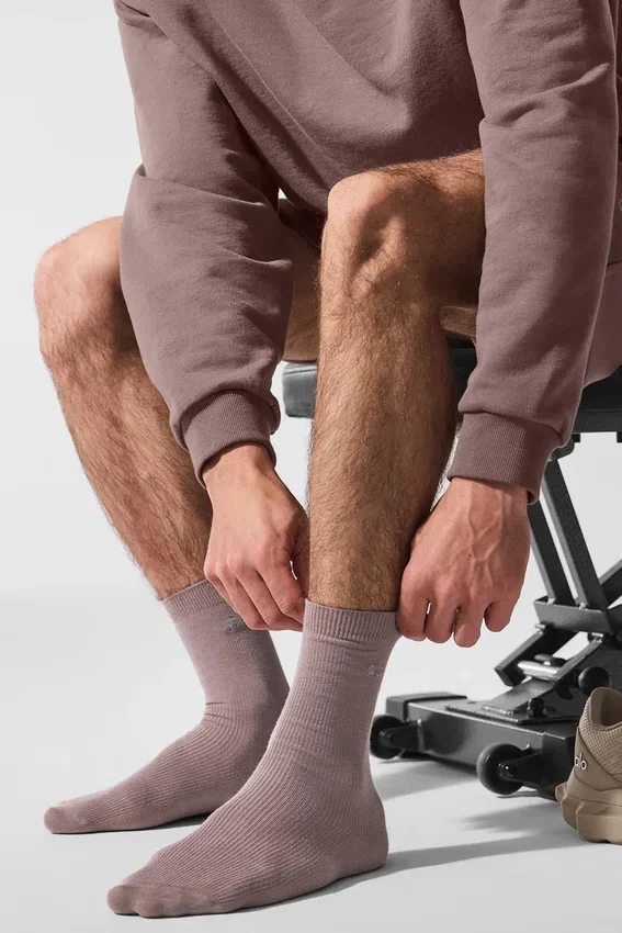 Unisex-Halbstrümpfe im schlichten Design – Pilz