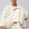 Unisex-Halbstrümpfe mit Rüschen – Elfenbein