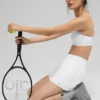 Unisex-Halbstrumpf mit gerafftem Bündchen – Athletic Heather Grey